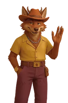 Zizobet fox mascot, crypto welcome bonus