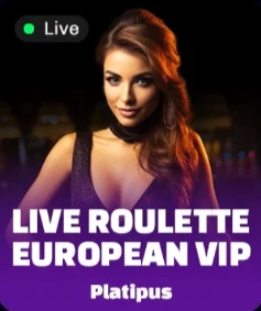 Live Roulette European VIP by Platipus
